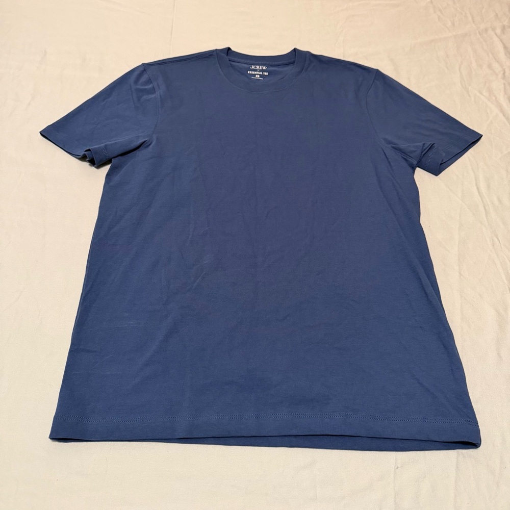 J. Crew Men’s Classic 100% Cotton Blue Tee Size XS NWOT